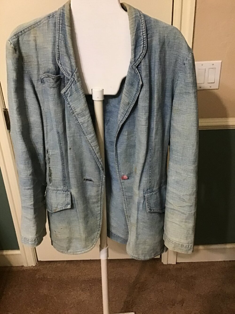Platinum Large Denim Jacket